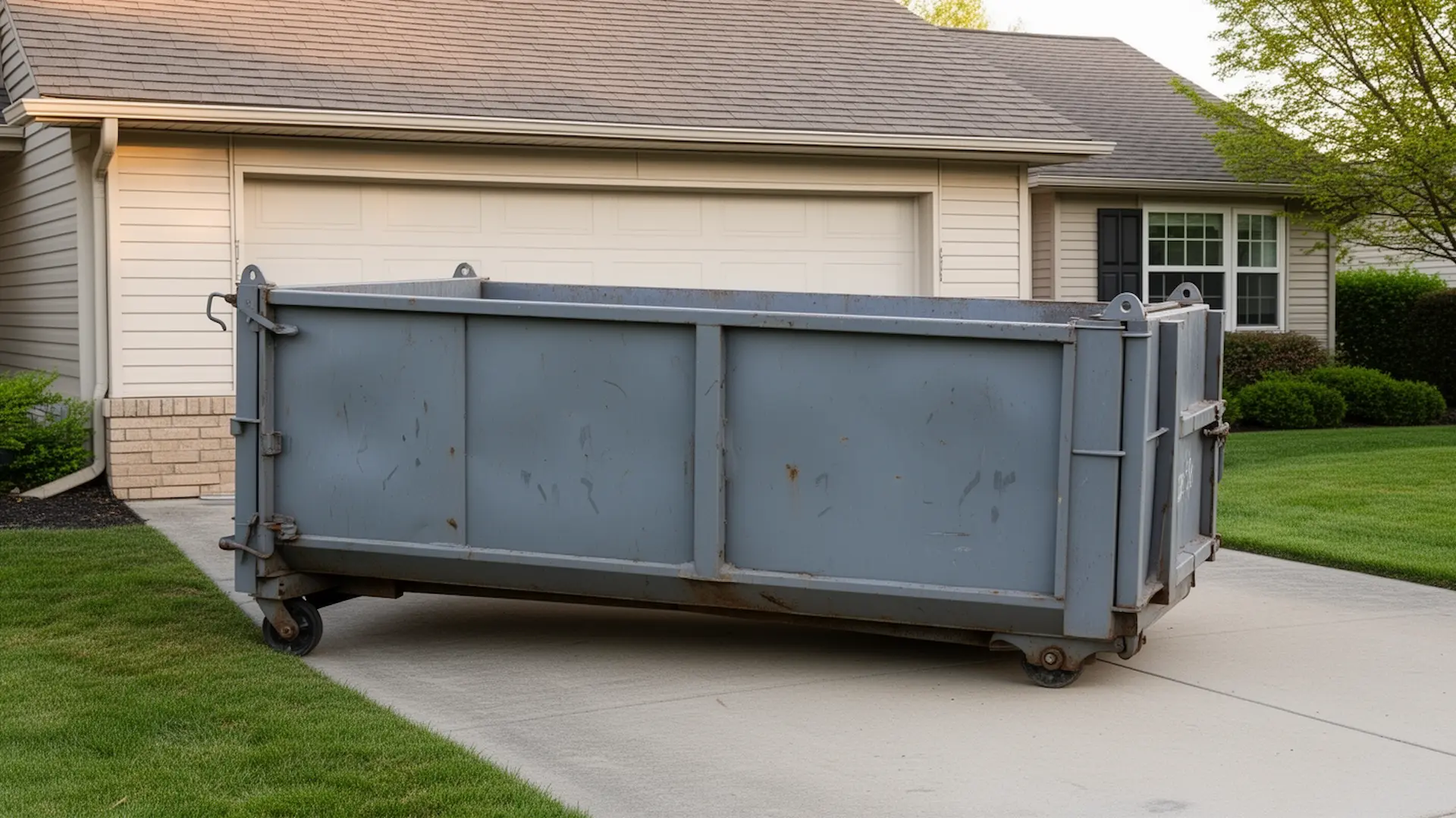 Roll-off dumpster from Ronnie's East Peoria Dumpsters in East Peoria, IL